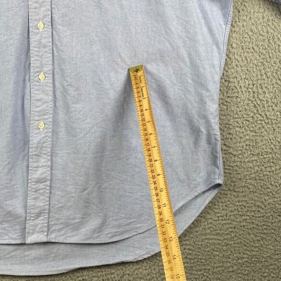 VTG Ralph Lauren Oxford Button Down Shirt Men's 18 34/35 2XL Blue Formal Causal - Picture 5 of 12